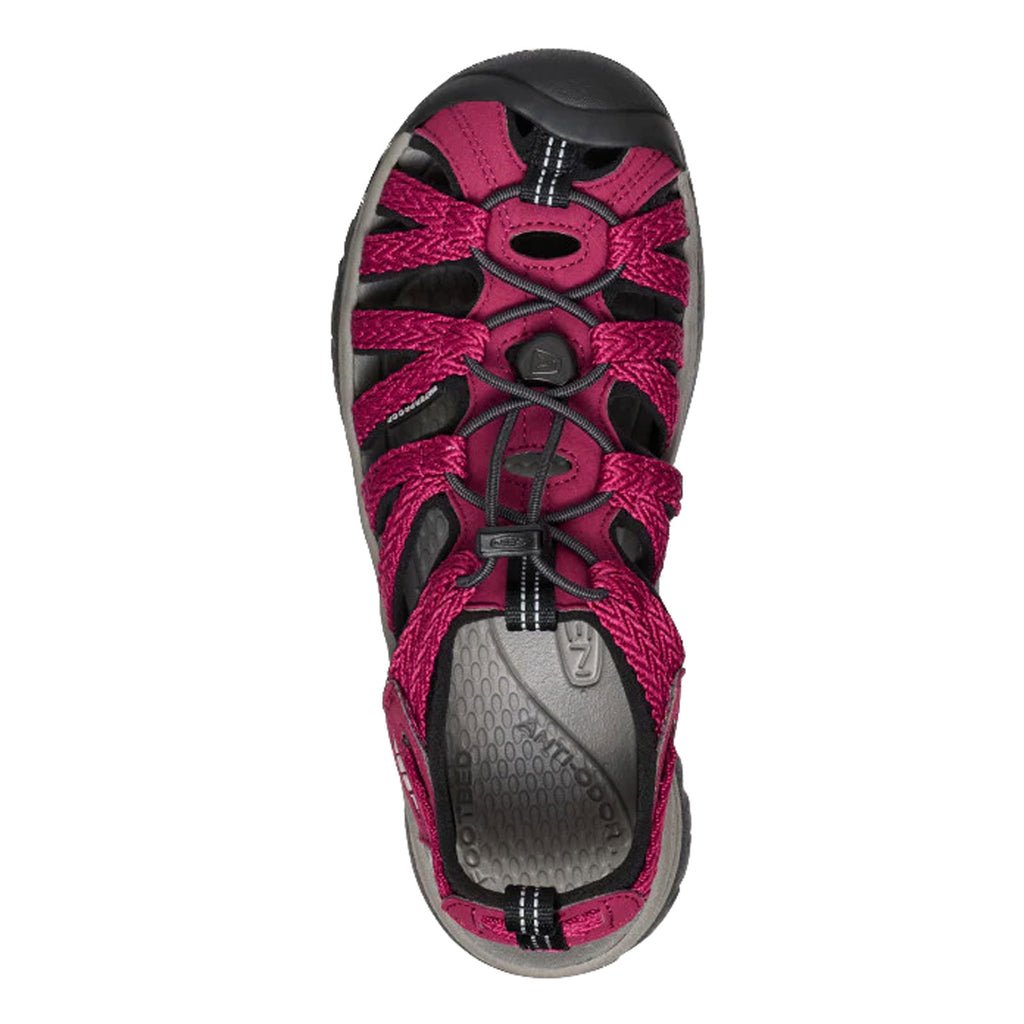 Women's KEEN Whisper Sandal Beaujolais/Black 1030554