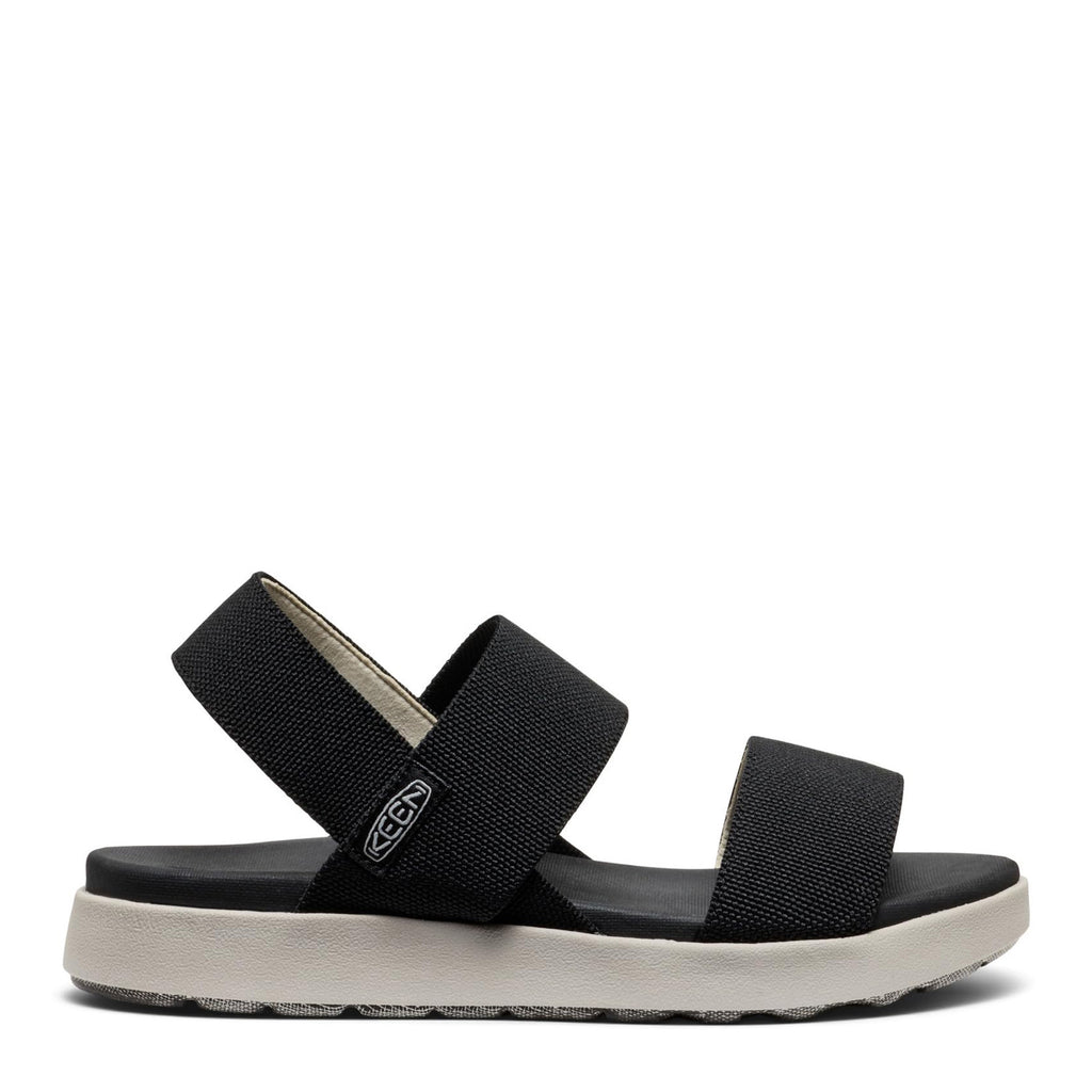 Women's KEEN Elle Backstrap Sandal - Wide Width BLACK 1030987