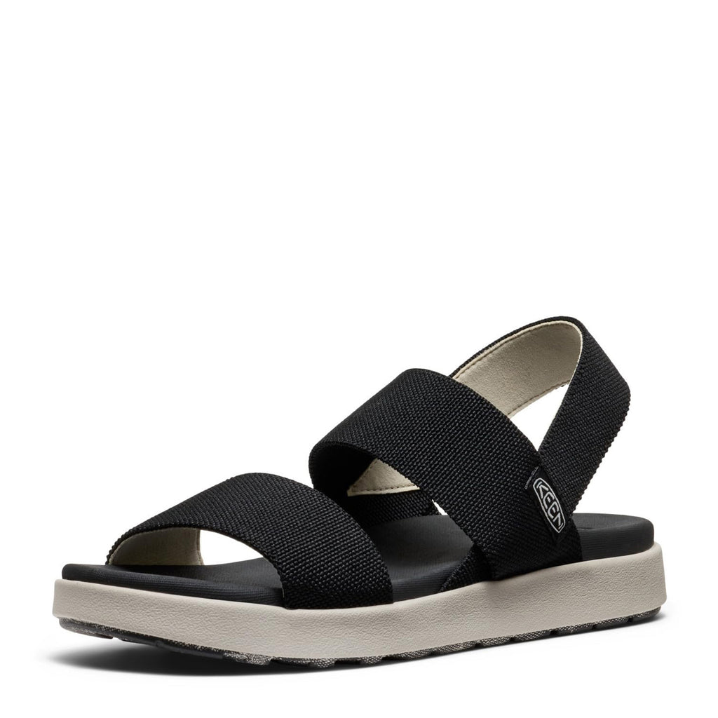 Women's KEEN Elle Backstrap Sandal - Wide Width BLACK 1030987