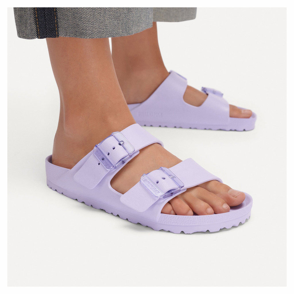 Women's Birkenstock Arizona Stealth Buckle Sandal - Narrow Fit PURPLE 1031309 N