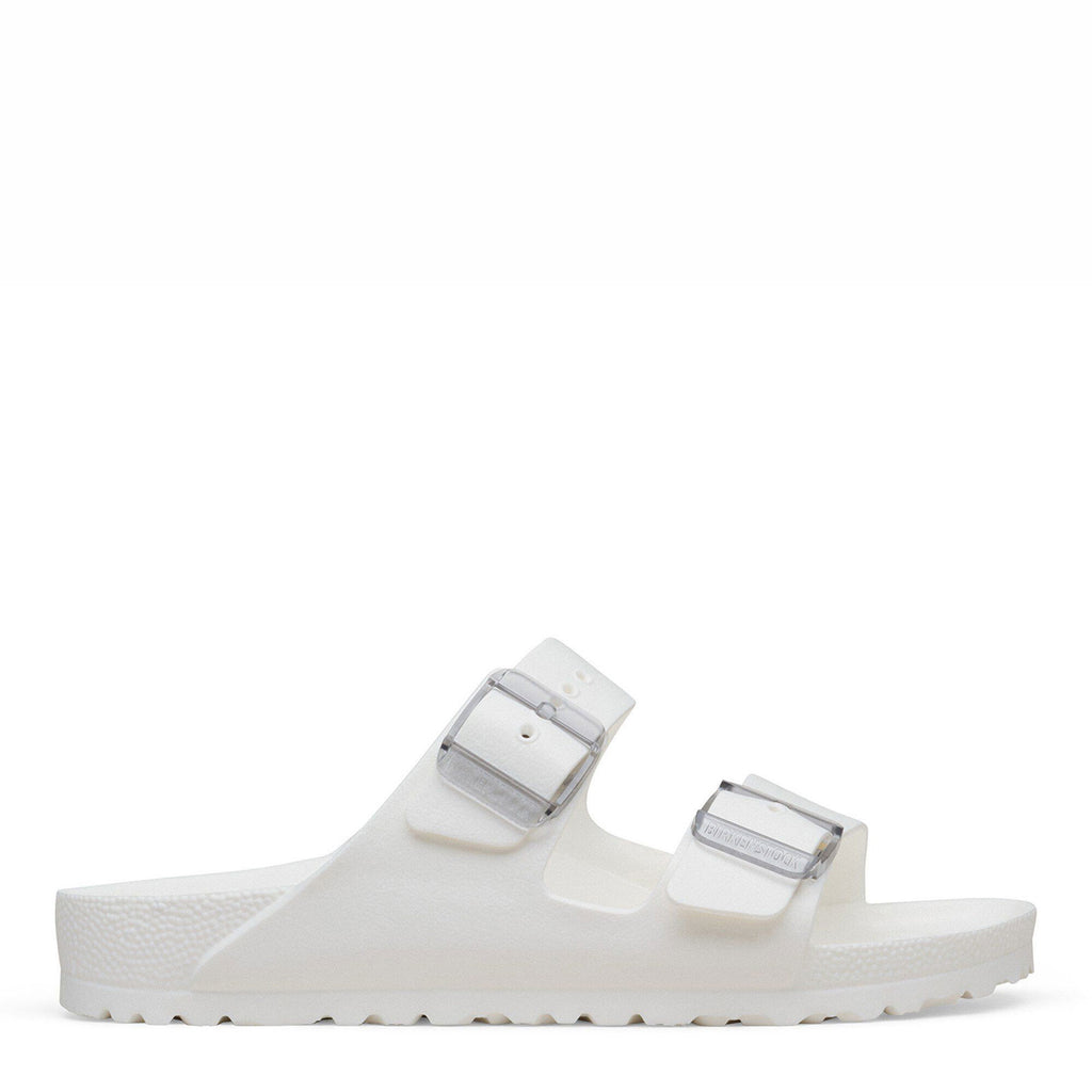 Women's Birkenstock Arizona Stealth Buckle Sandal - Narrow Fit WHITE 1031330 N