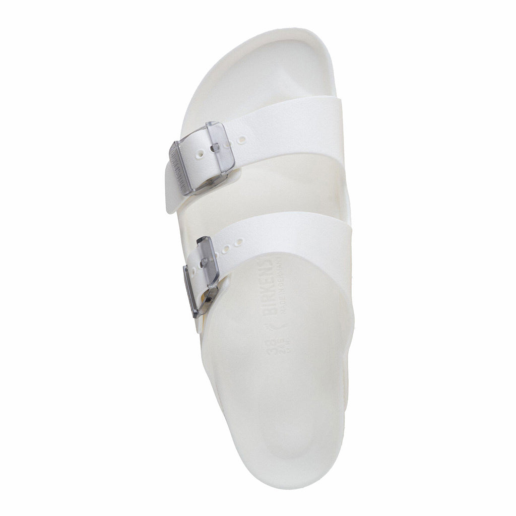 Women's Birkenstock Arizona Stealth Buckle Sandal - Narrow Fit WHITE 1031330 N