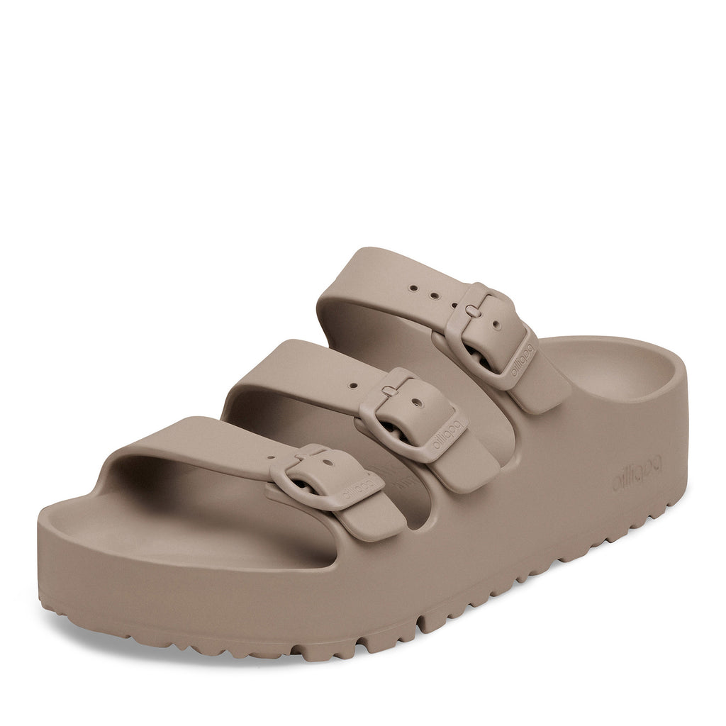 Women's Birkenstock Florida Flex Platform Sandal TAUPE 1031433 N