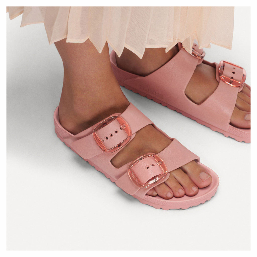 Women's Birkenstock Arizona Big Buckle EVA Sandal - Narrow Fit PINK CLAY 1032032 N