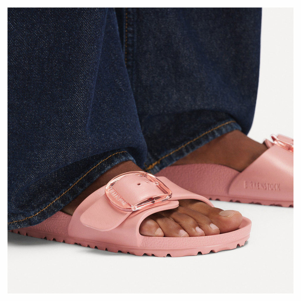 Women's Birkenstock Madrid Big Buckle EVA Sandal - Narrow Fit PINK CLAY 1032033 N