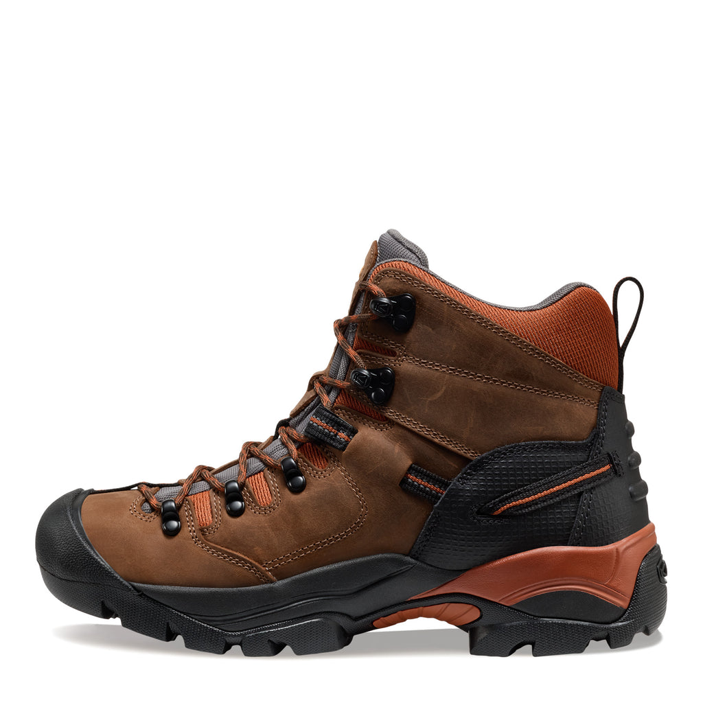 Men's KEEN Utility Pittsburgh Energy 6-inch Waterproof Work Boot BROWN 1032286