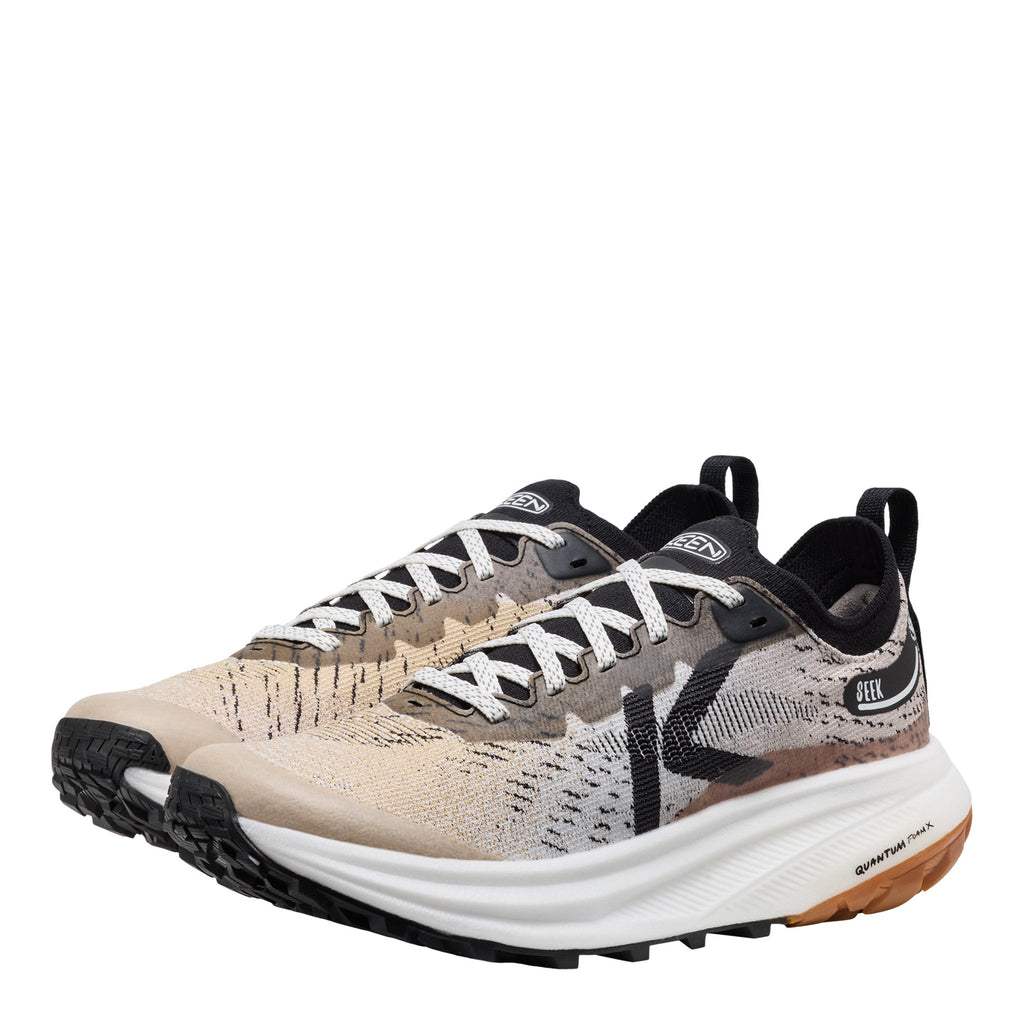 Women's KEEN Seek Trail Running Shoe SAFARI BLACK 1032314