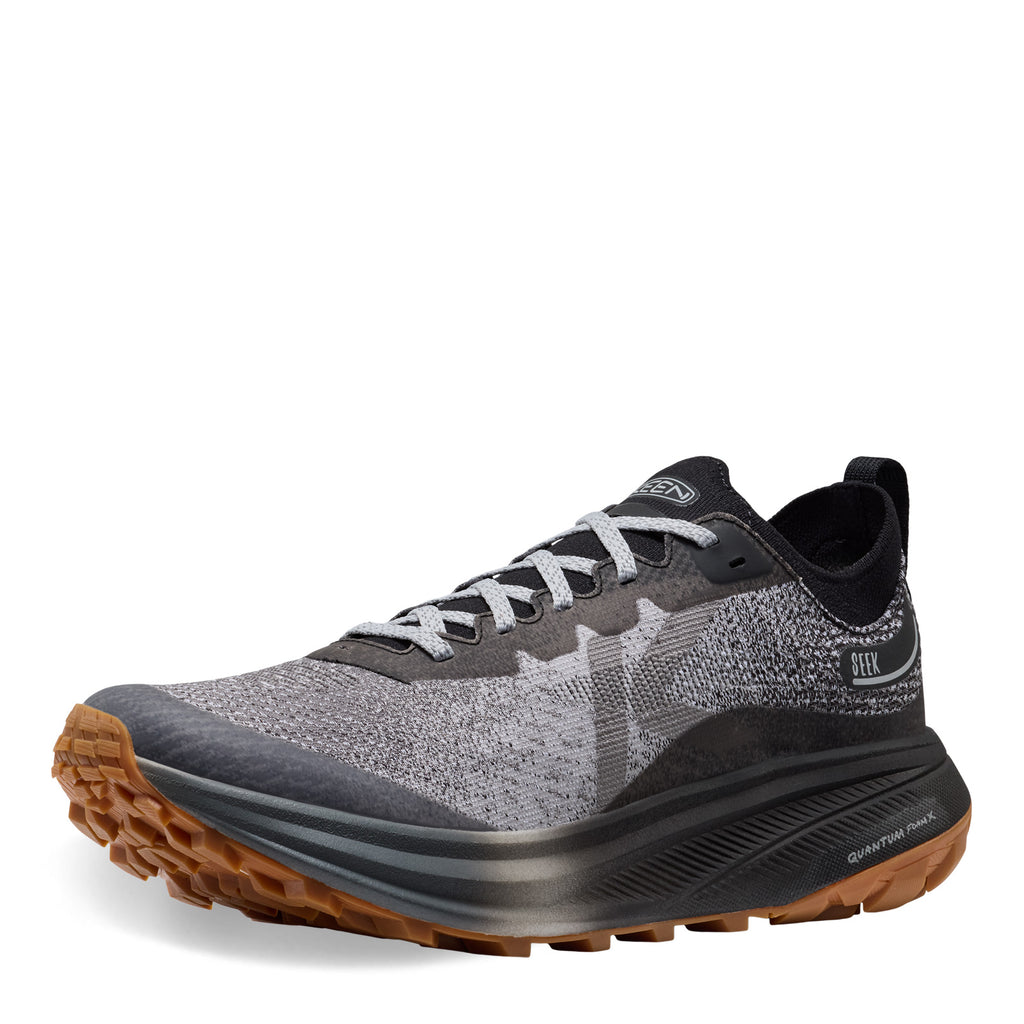 Men's KEEN Seek Trail Running Shoe BLACK MAGNET 1032321