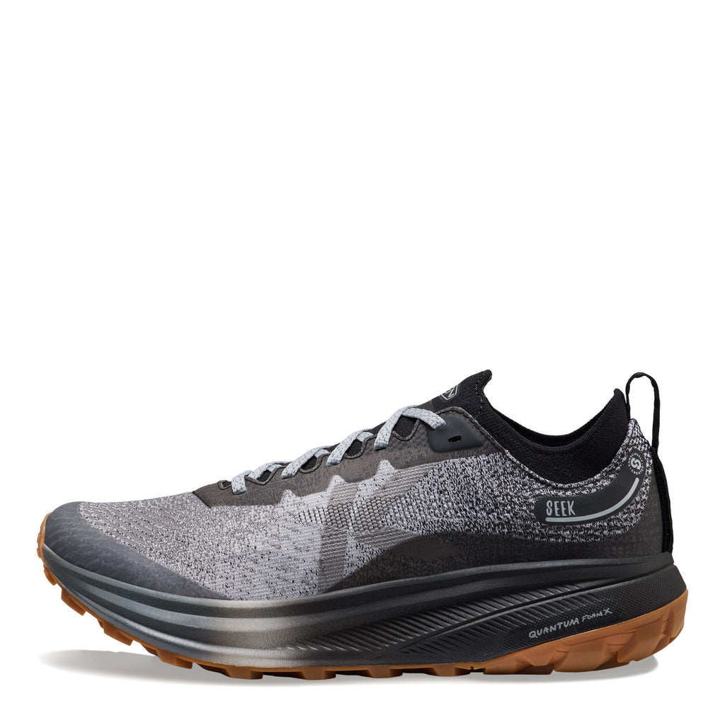 Men's KEEN Seek Trail Running Shoe BLACK MAGNET 1032321