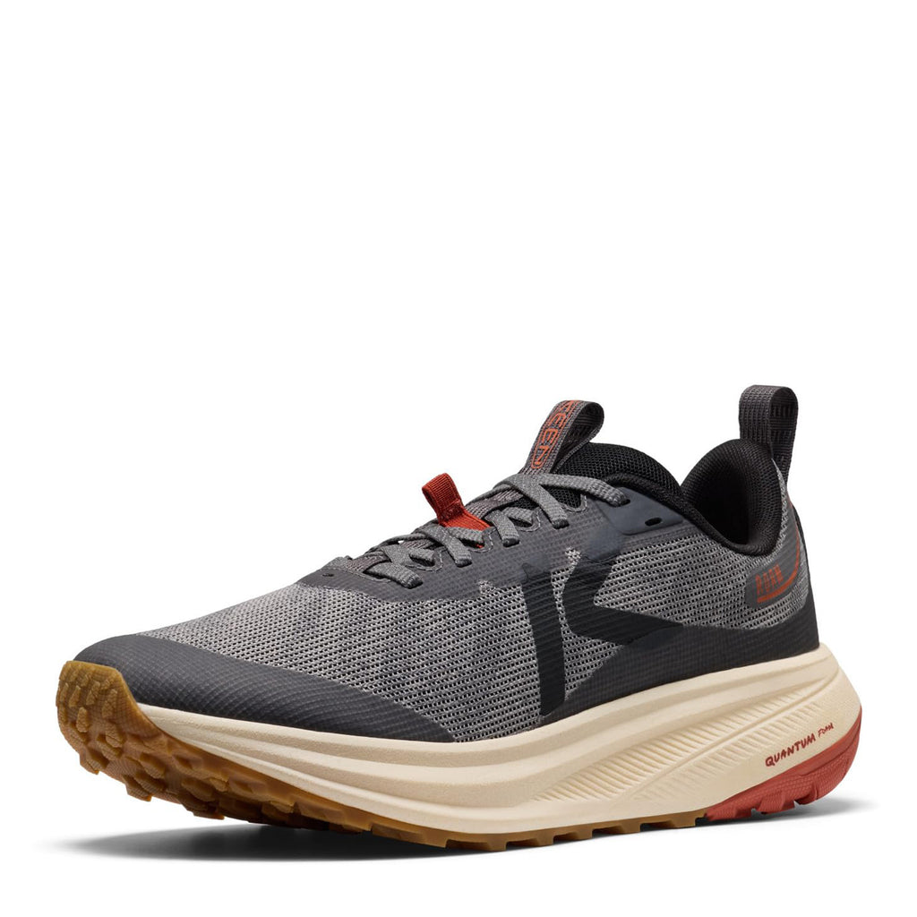 Men's KEEN Roam Trail Running Shoe MAGNET / BURNT BRICK 1032326