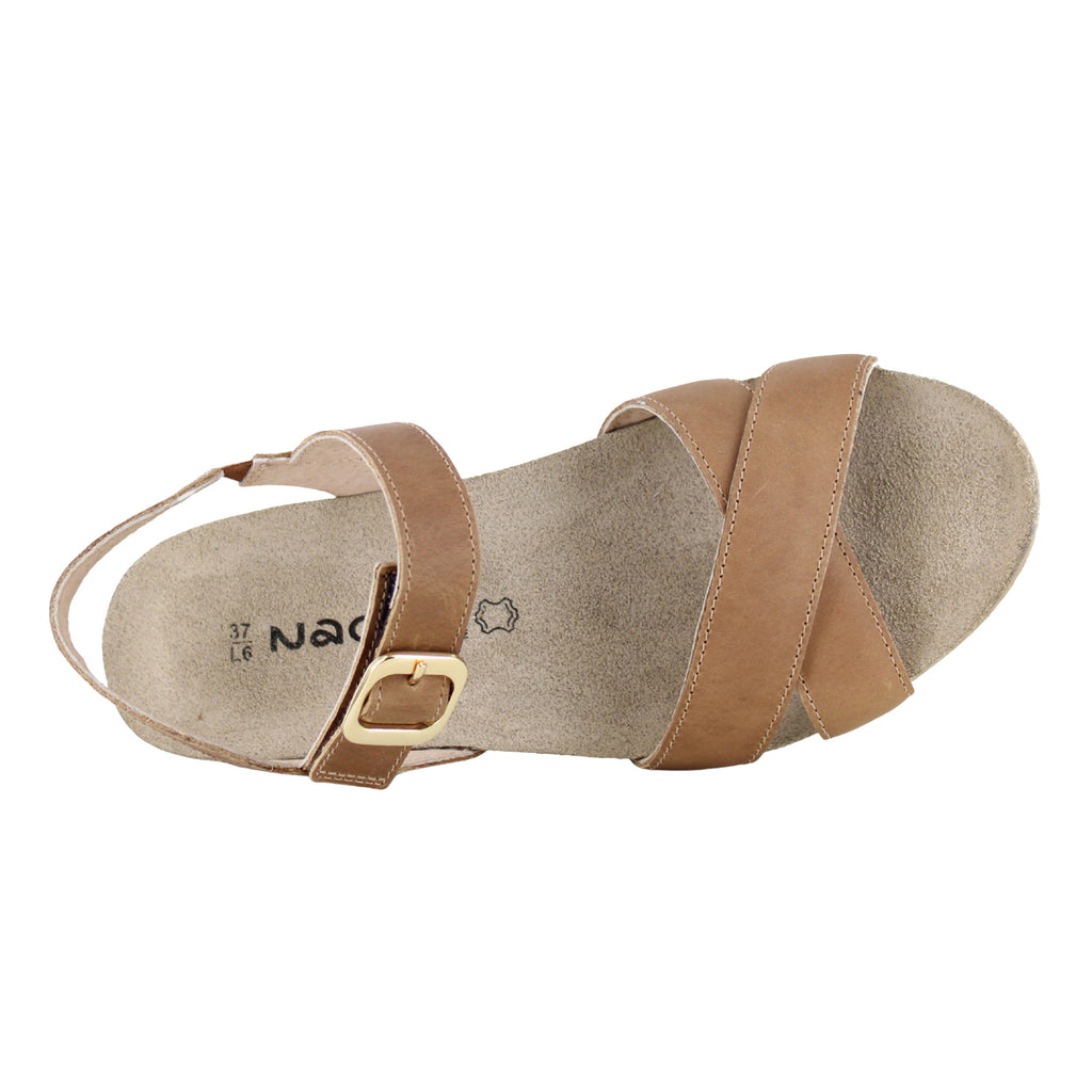 Women's Naot Throne Sandal LATTE 104121-E69