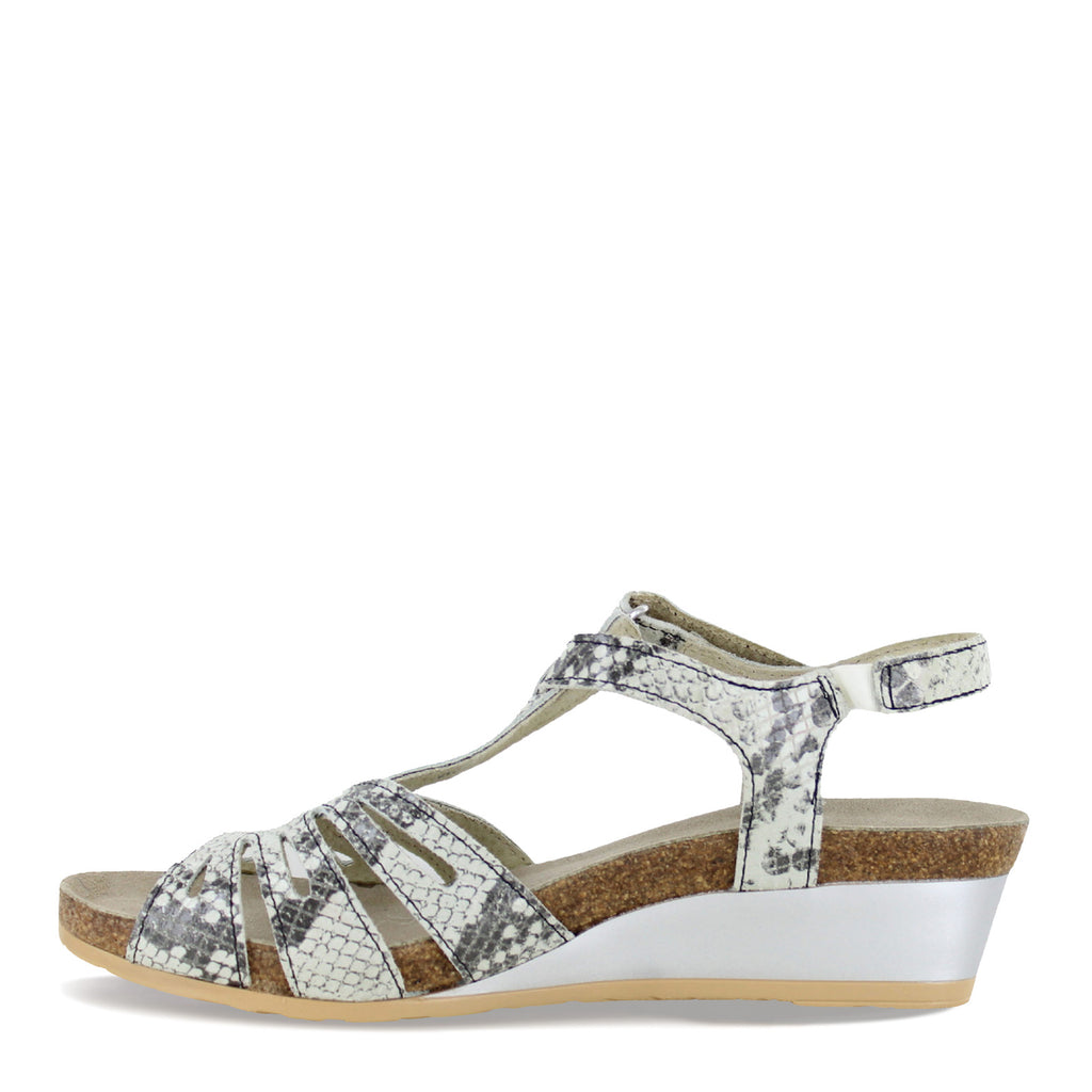 Women's Naot Starlet Sandal BLACK  WHITE 104127-BBE