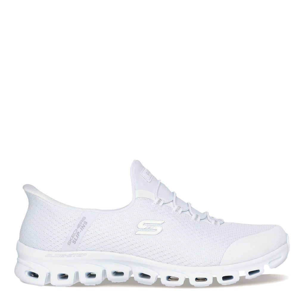 Women's Skechers Slip-ins: Glide-Step - Pursuit Sneaker WHITE 104547-WSL