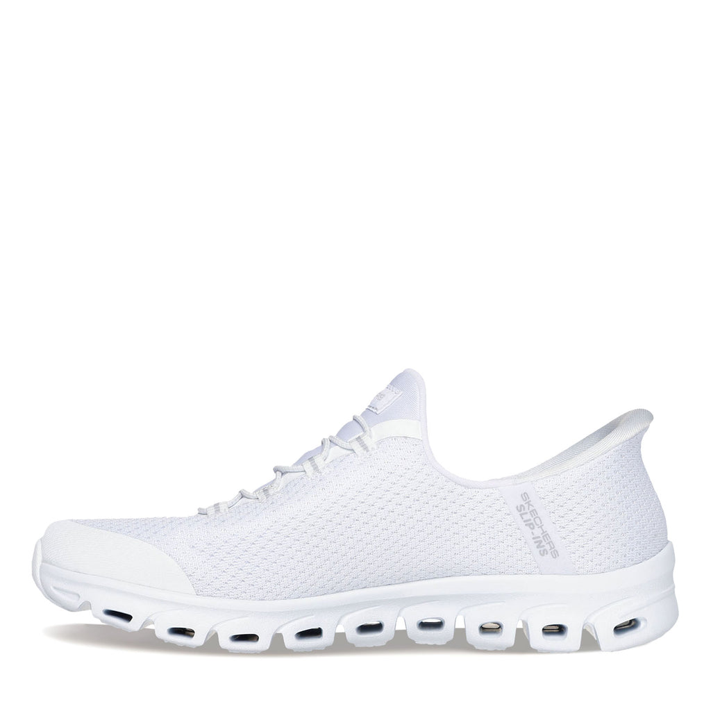 Women's Skechers Slip-ins: Glide-Step - Pursuit Sneaker WHITE 104547-WSL