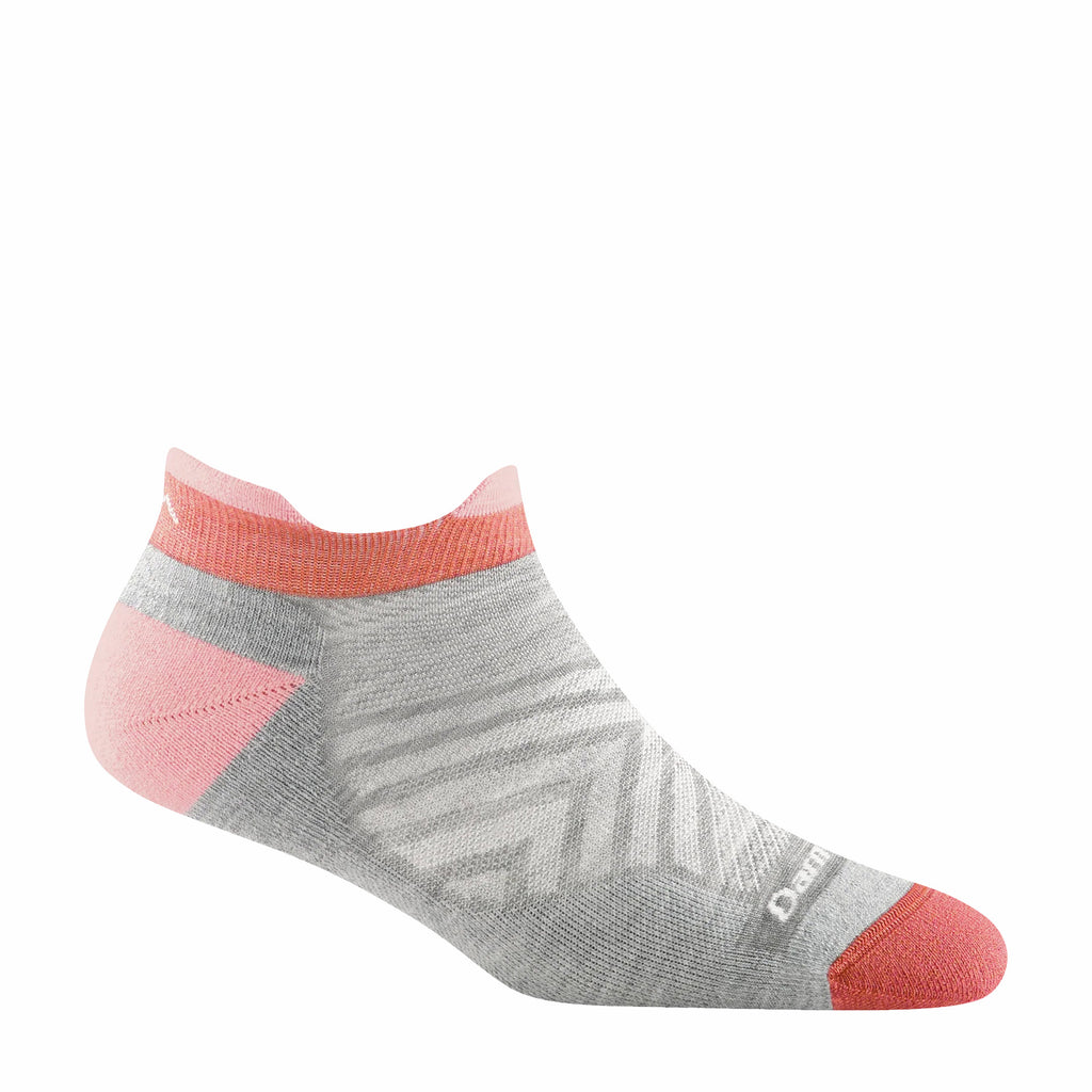 Women's Darn Tough No Show Tab Cushioned Ultra-Lightweight Running Socks ASH 1047-ASH