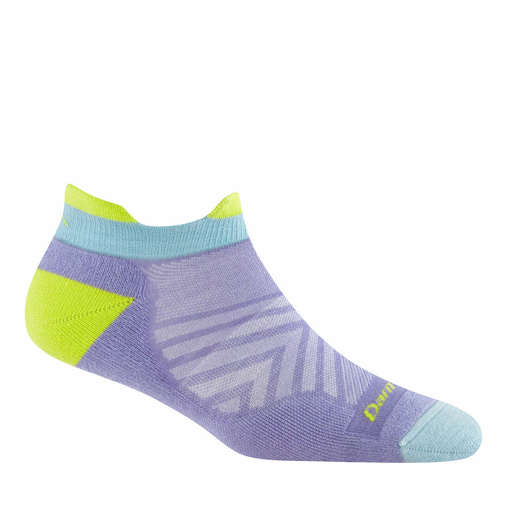 Women's Darn Tough No Show Tab Cushioned Ultra-Lightweight Running Socks LAVENDER 1047-LAVENDER