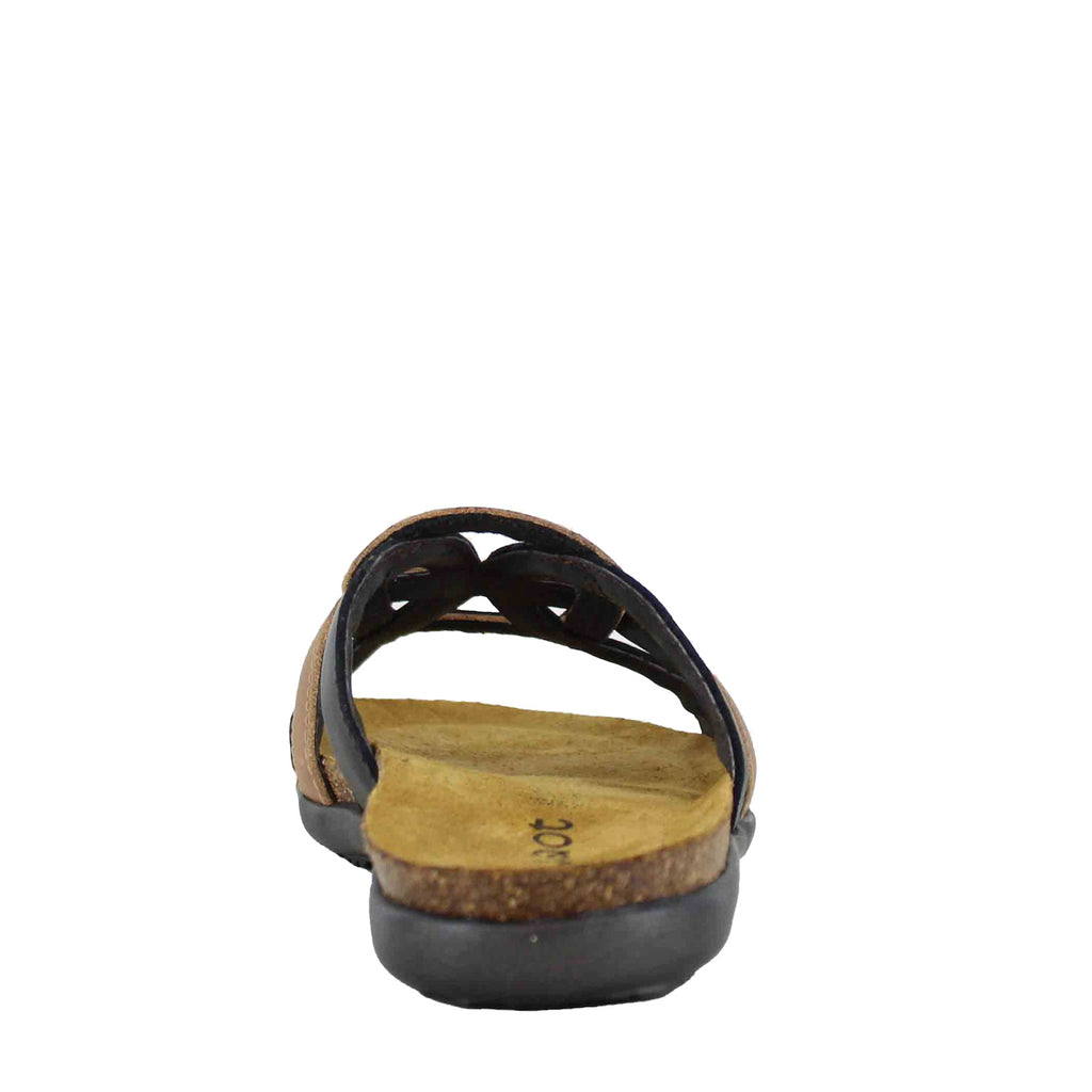 Women's Naot Liv Sandal BLACK BROWN 105150-NSI