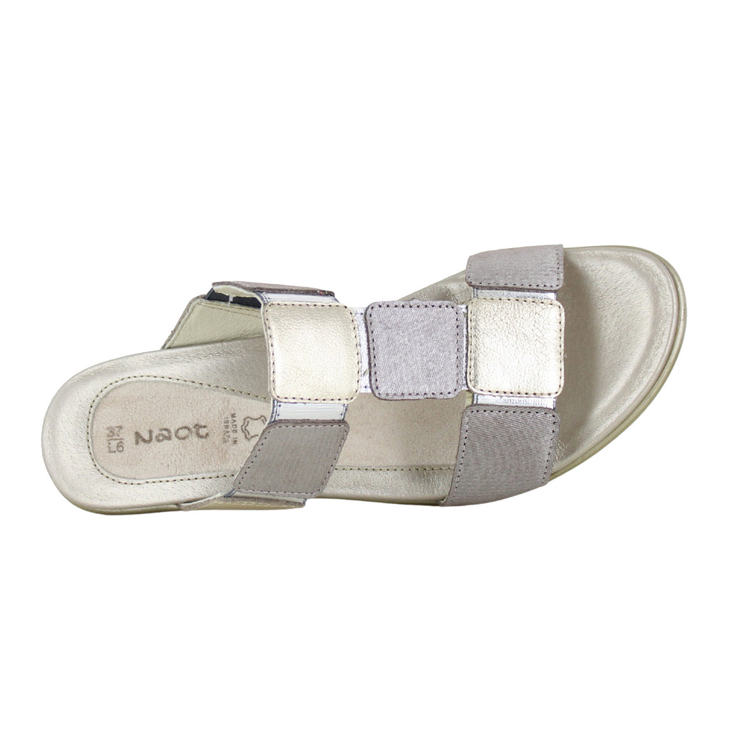 Women's Naot Form Sandal SILVER THREADS 106129-NUG