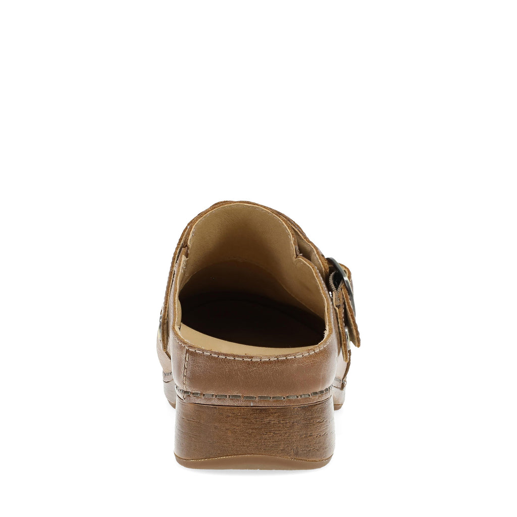 Women's Dansko Millie Clog TAN WAXY BRUSH OFF 10702-640600