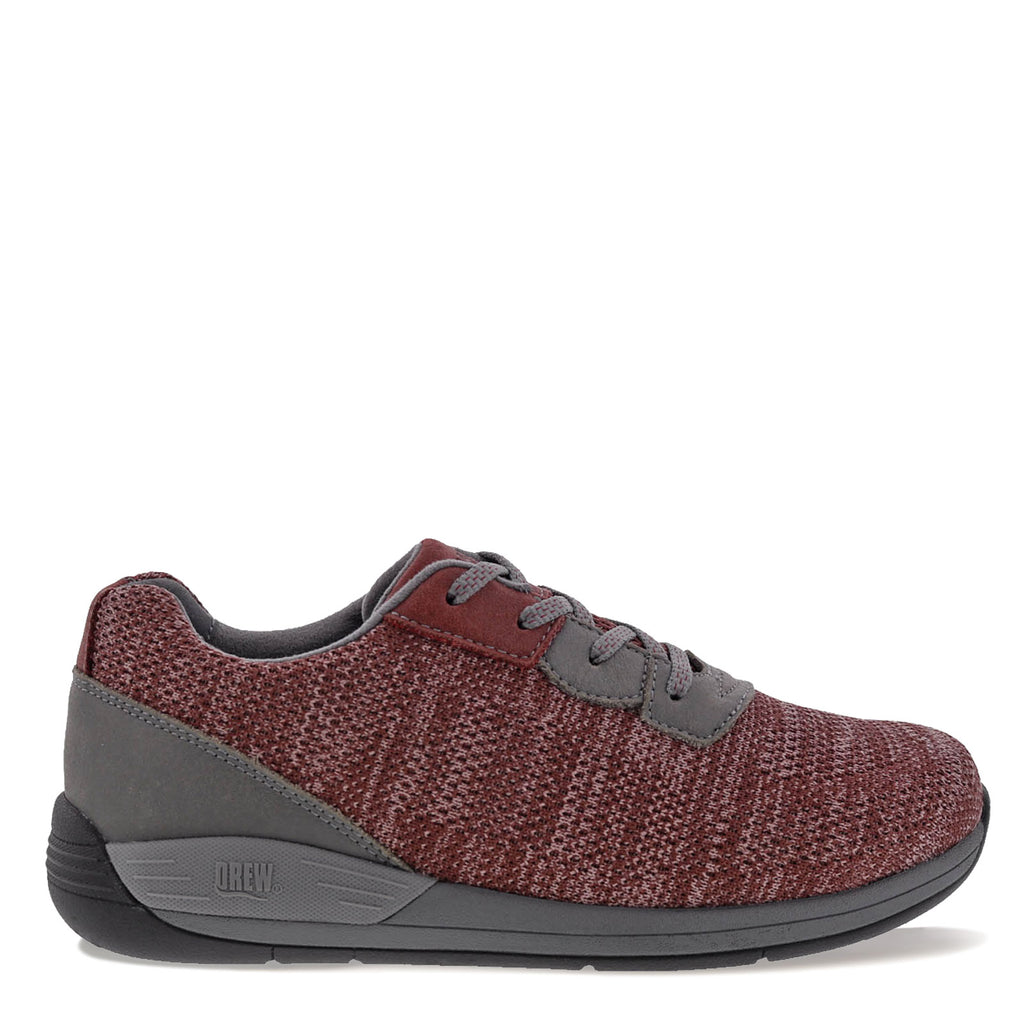 Women's Drew Terrain Sneaker WINE/GREY KNIT 10856-52