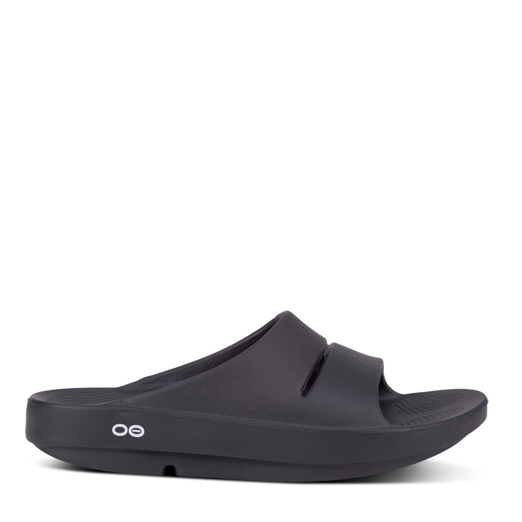 Unisex OOfos OOahh Slide Sandal BLACK 1100-BLACK