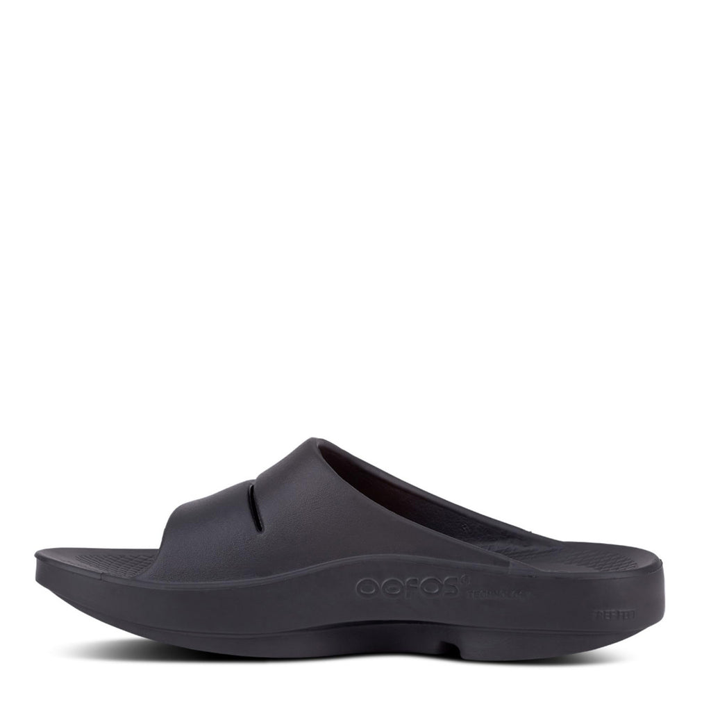 Unisex OOfos OOahh Slide Sandal BLACK 1100-BLACK