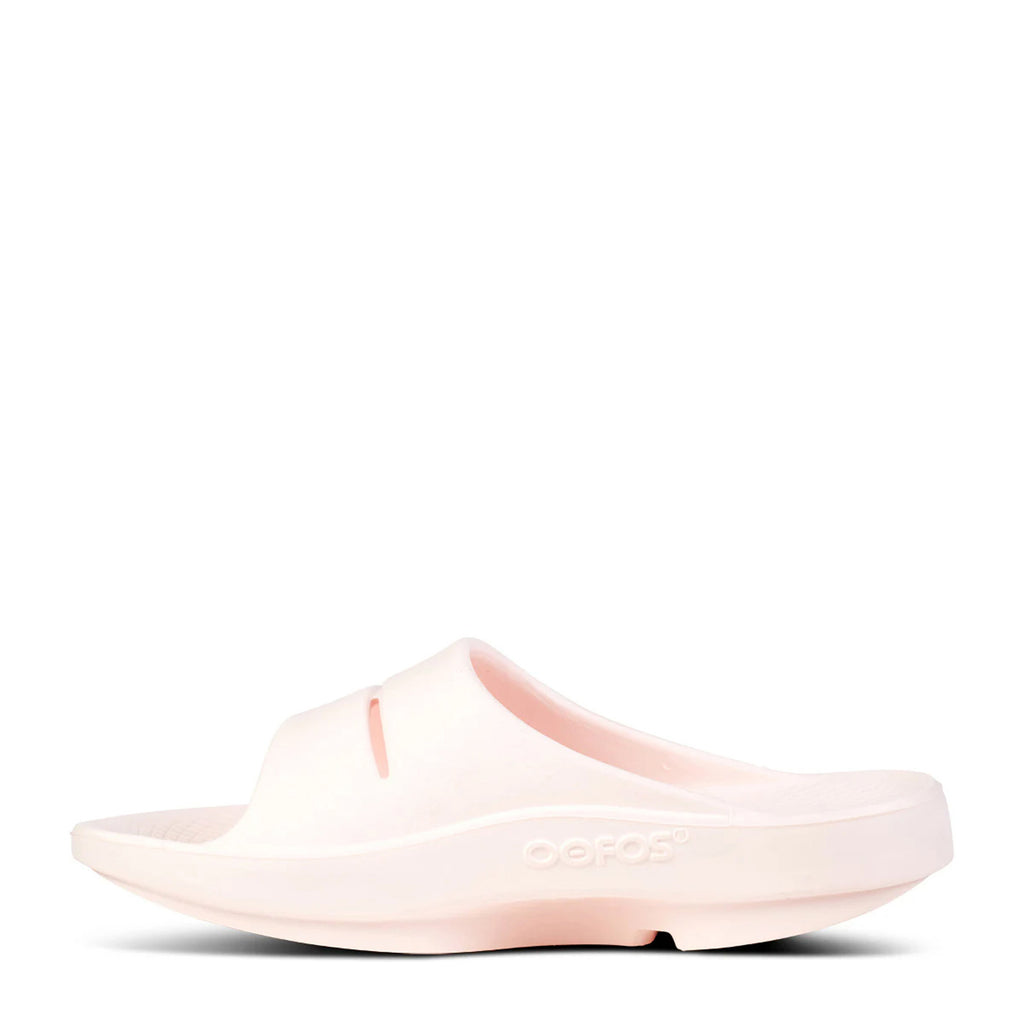 Women's OOfos OOahh Slide Sandal BLUSH 1100-BLUSH