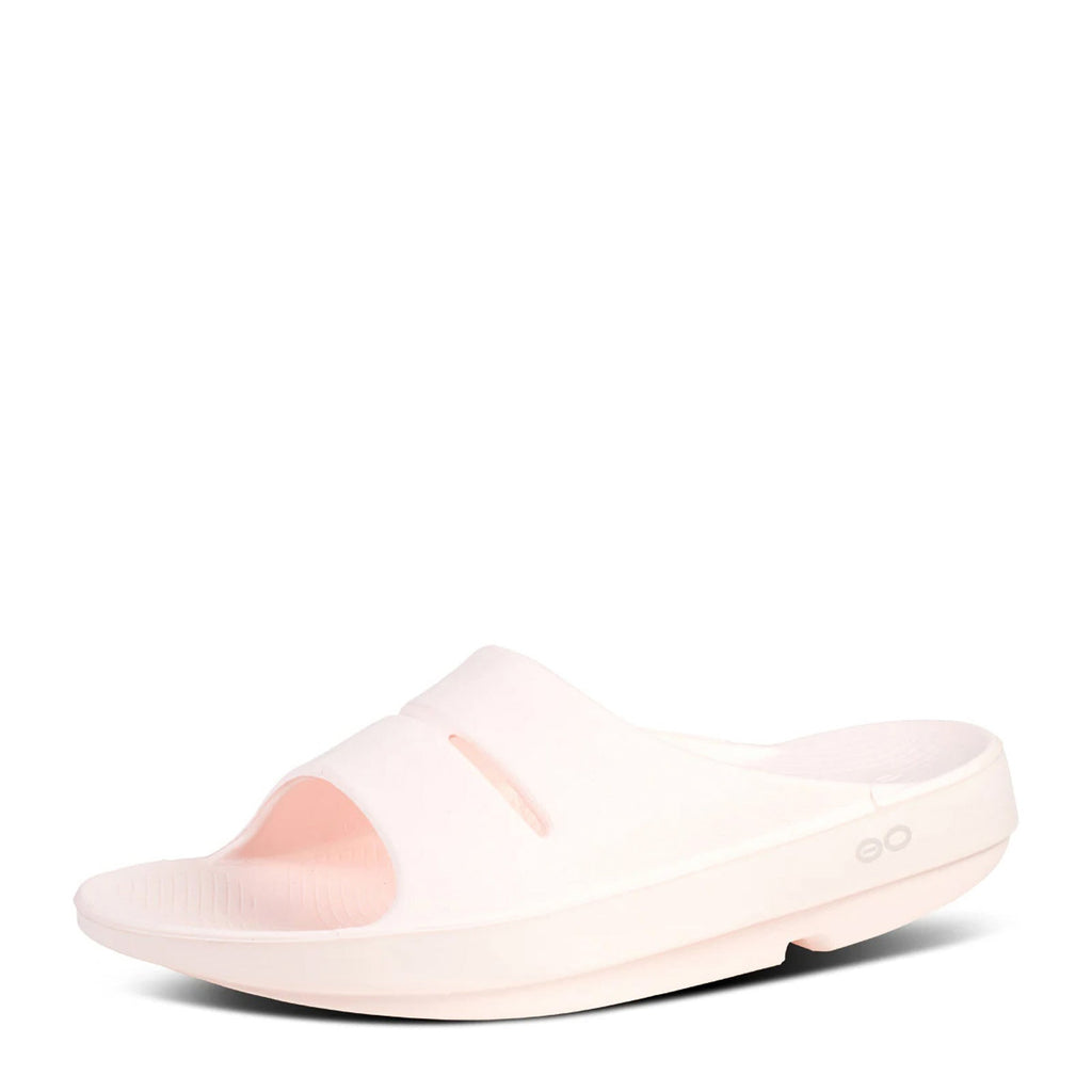 Women's OOfos OOahh Slide Sandal BLUSH 1100-BLUSH