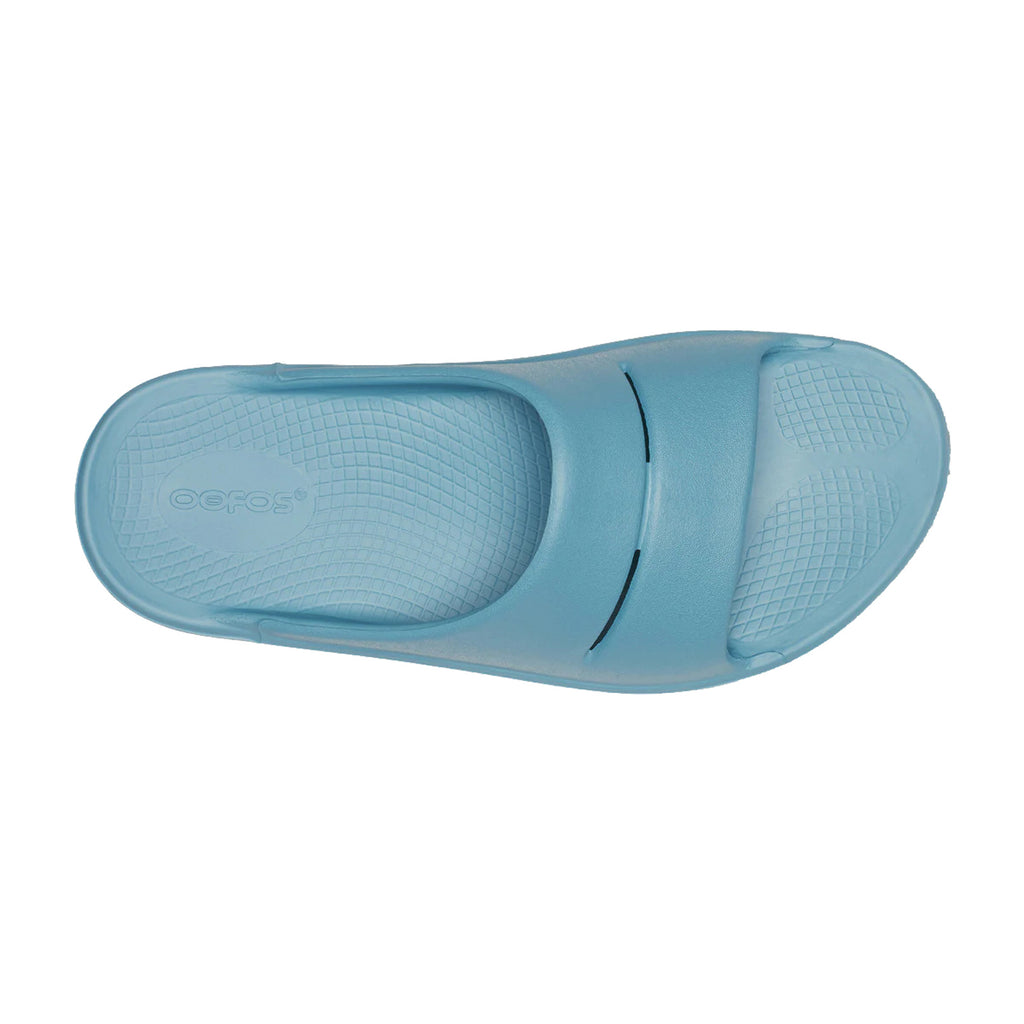 Unisex OOfos OOahh Slide Sandal OCEAN 1100-OCEAN