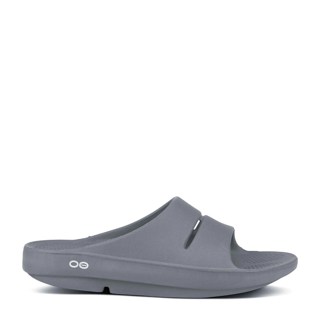 Unisex OOfos OOahh Slide Sandal SLATE 1100-SLATE