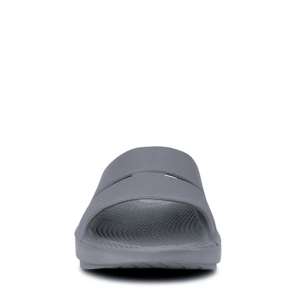 Unisex OOfos OOahh Slide Sandal SLATE 1100-SLATE