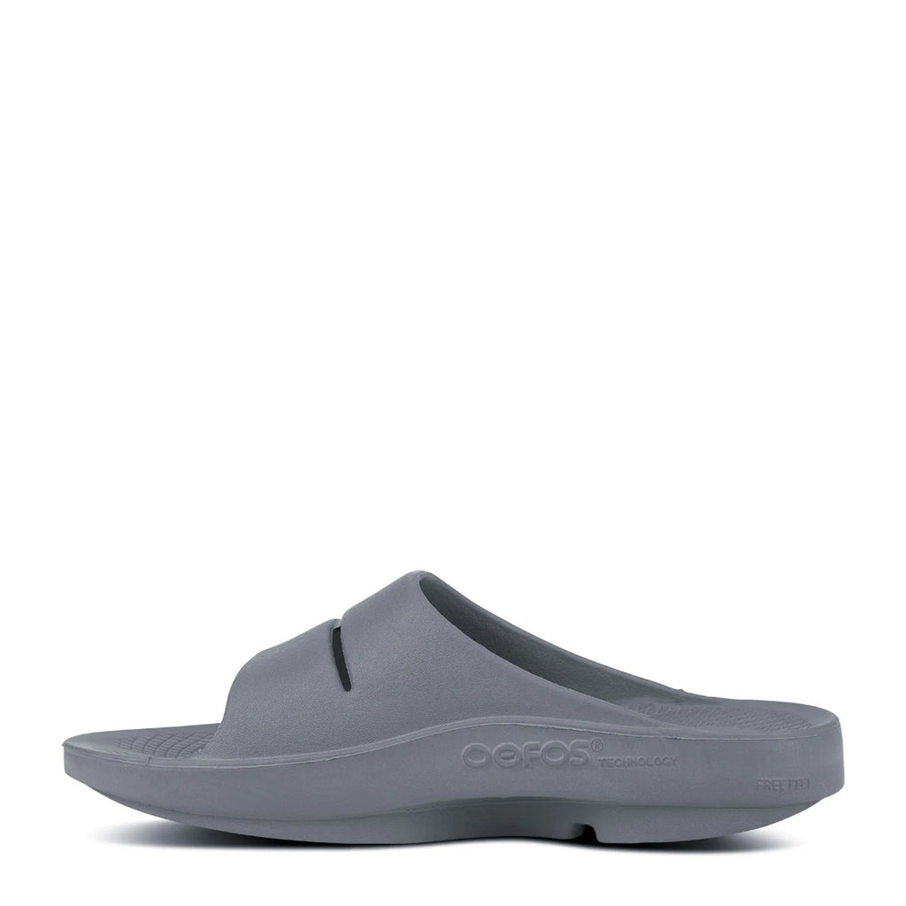 Unisex OOfos OOahh Slide Sandal SLATE 1100-SLATE