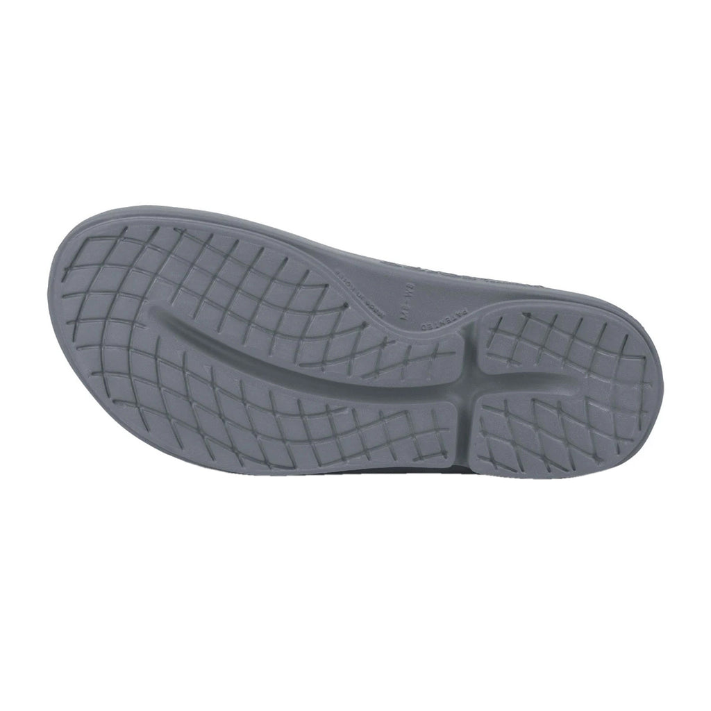 Unisex OOfos OOahh Slide Sandal SLATE 1100-SLATE