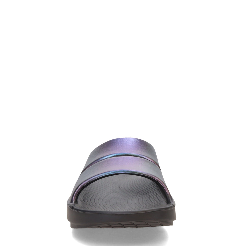 Women's OOfos OOahh Slide Sandal MIDNIGHT SPECTRE 1101-MIDNIGHT