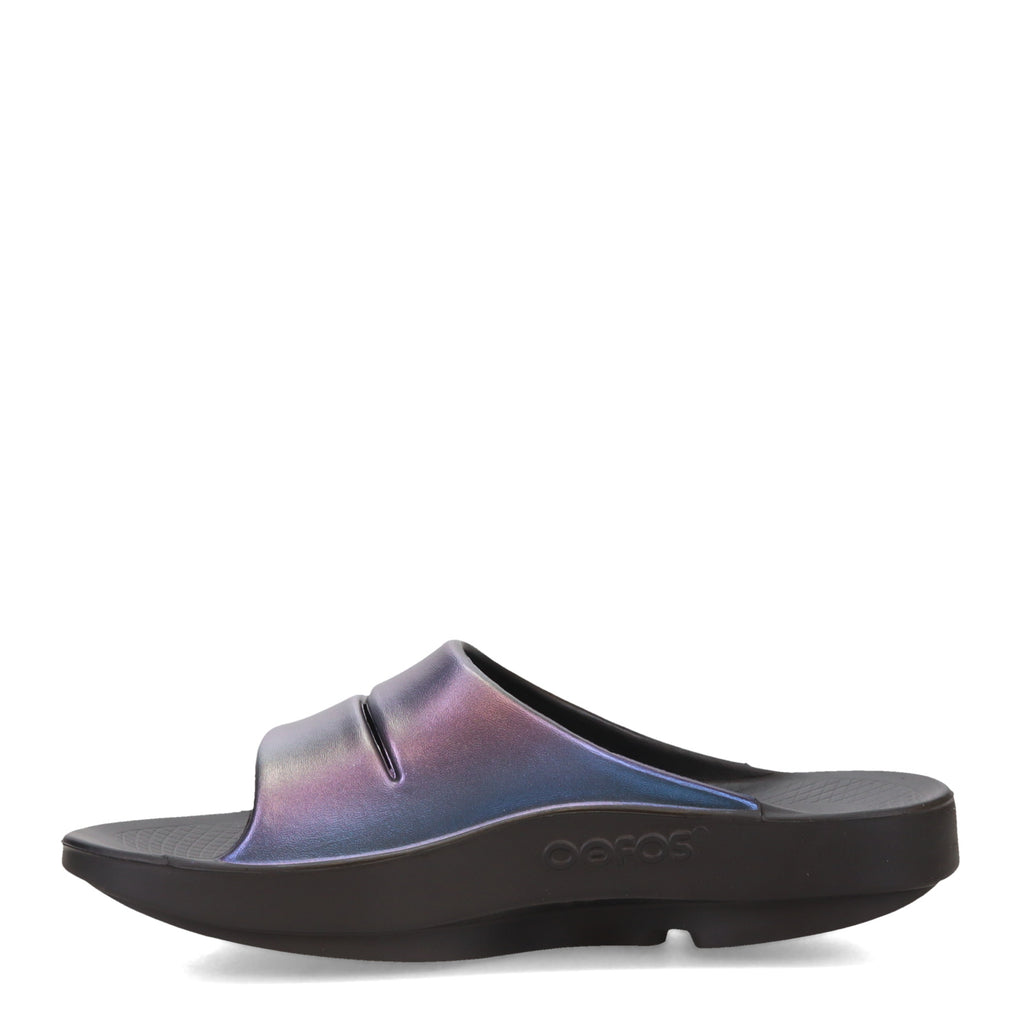 Women's OOfos OOahh Slide Sandal MIDNIGHT SPECTRE 1101-MIDNIGHT