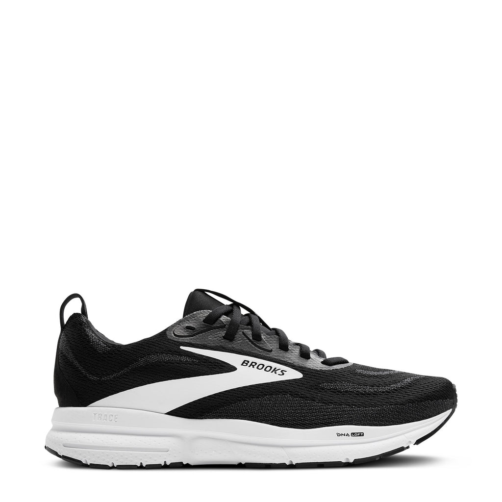 Men's Brooks Trace 4 Running Shoe BLACK /GREY 110452 1D 090