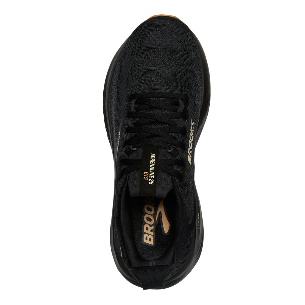 Men's Brooks Adrenaline GTS 25 Running Shoe BLACK BISCUIT 110454 1D 036
