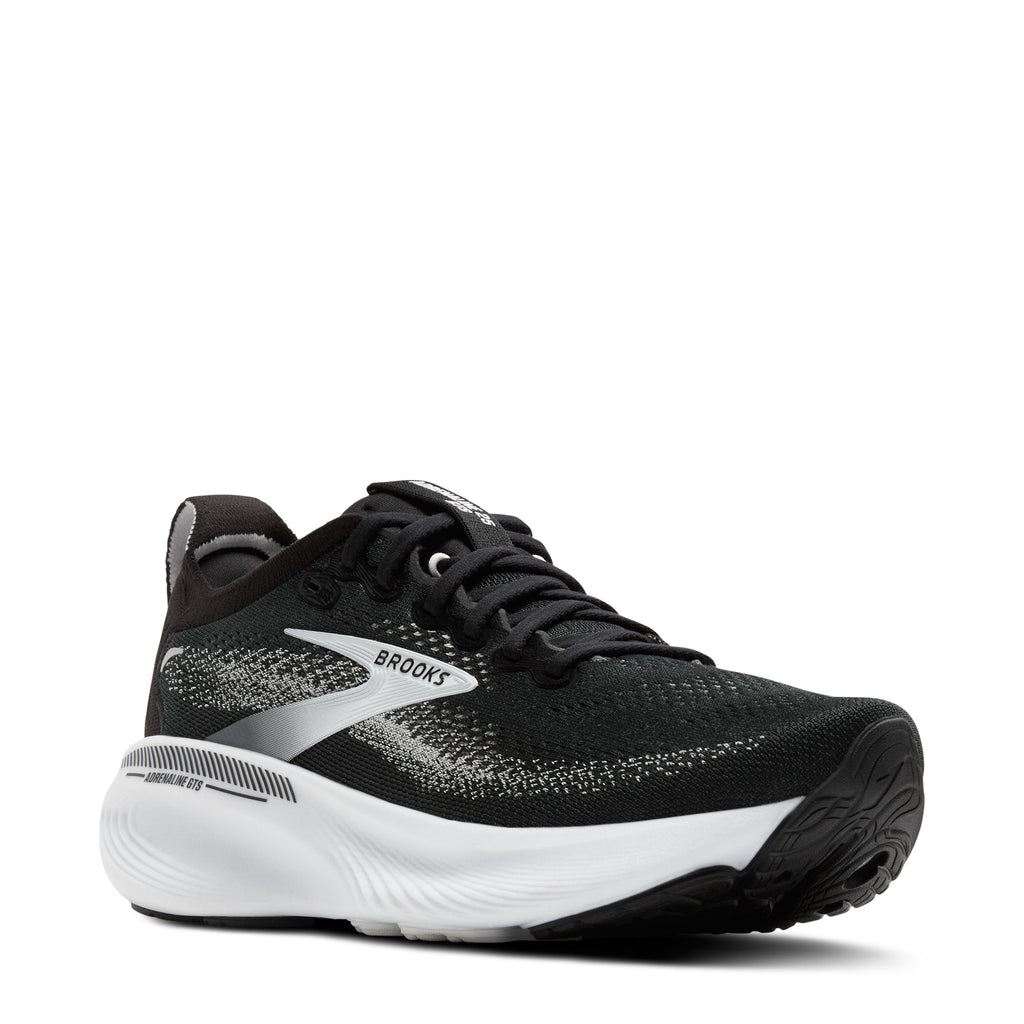 Men's Brooks Adrenaline GTS 25 Running Shoe BLACK/GREY/WHITE 110454 1D 090