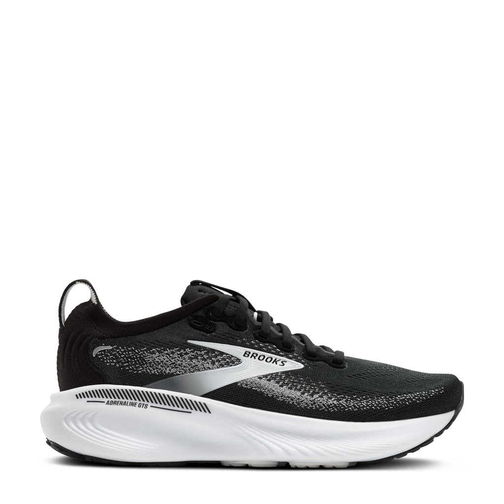 Men's Brooks Adrenaline GTS 25 Running Shoe BLACK/GREY/WHITE 110454 1D 090