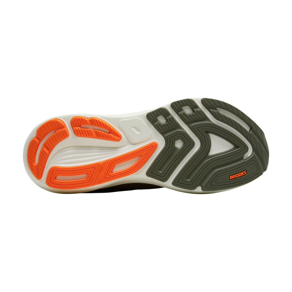 Men's Brooks Revel 8 Running Shoe OLIVE/TEA/ORANGE 110468 1D 380
