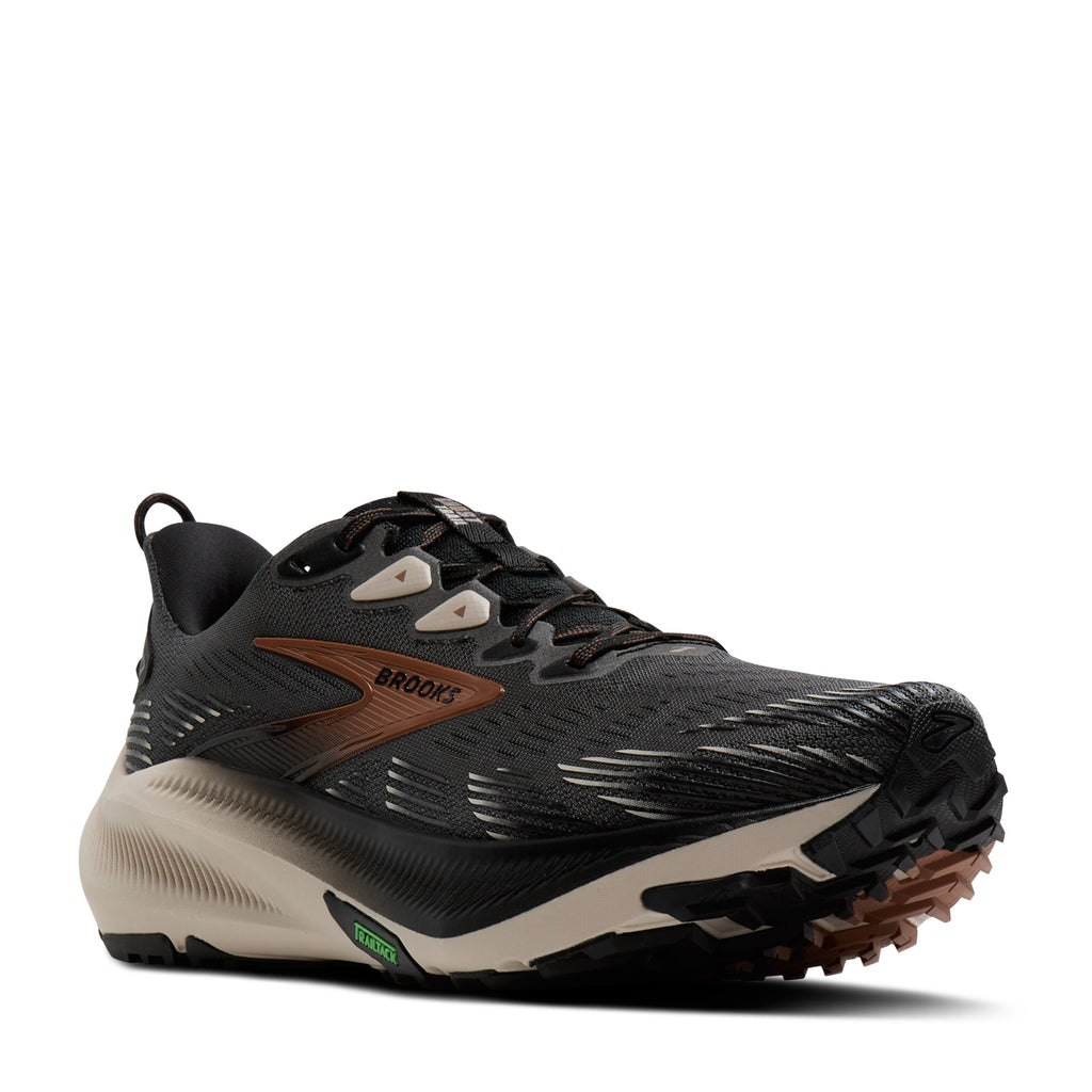 Men's Brooks Ghost Trail Running Shoe EBONY/BLACK/WHITE 110475 1D 080