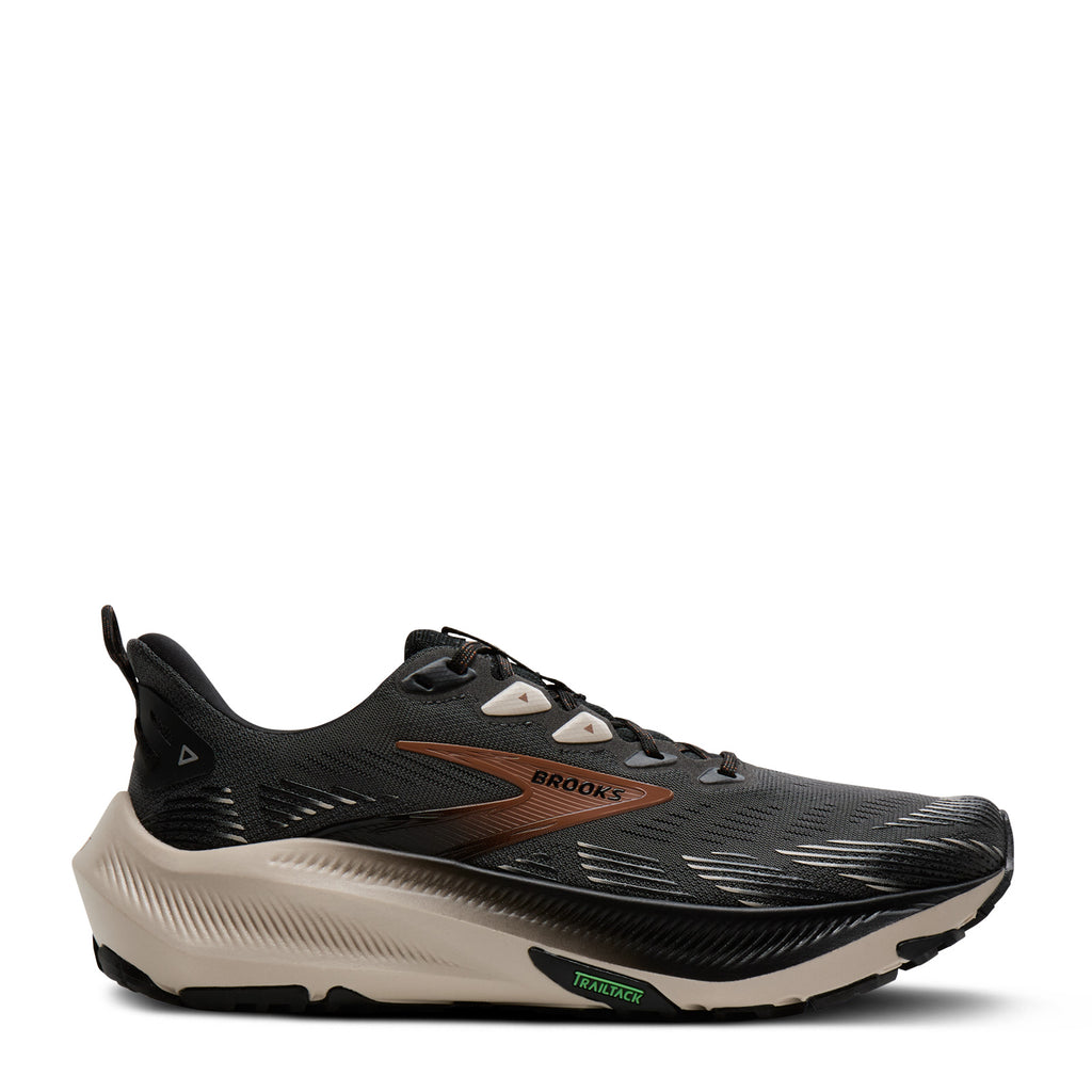 Men's Brooks Ghost Trail Running Shoe EBONY/BLACK/WHITE 110475 1D 080