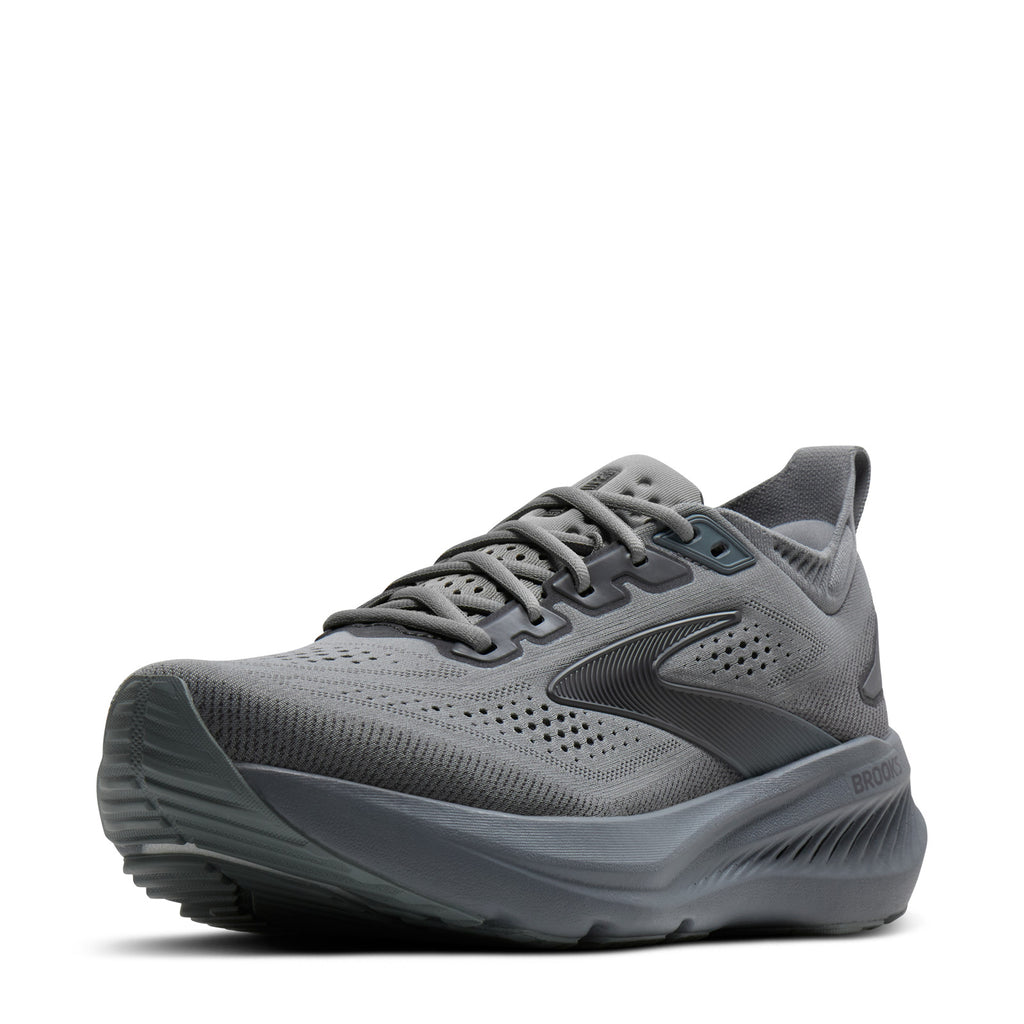 Men's Brooks Glycerin 23 Running Shoe GREY BLACK 110476 1D 096