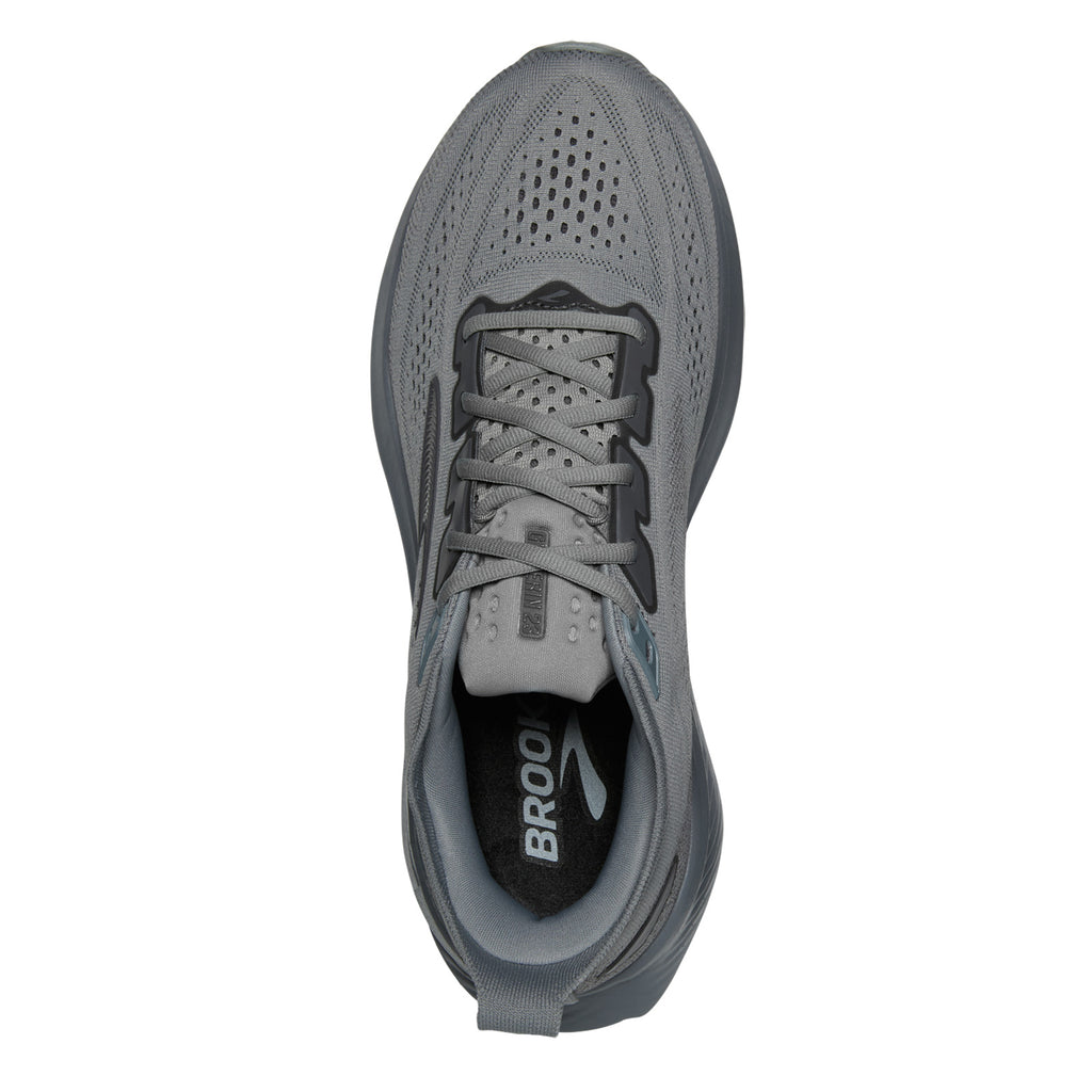 Men's Brooks Glycerin 23 Running Shoe GREY BLACK 110476 1D 096