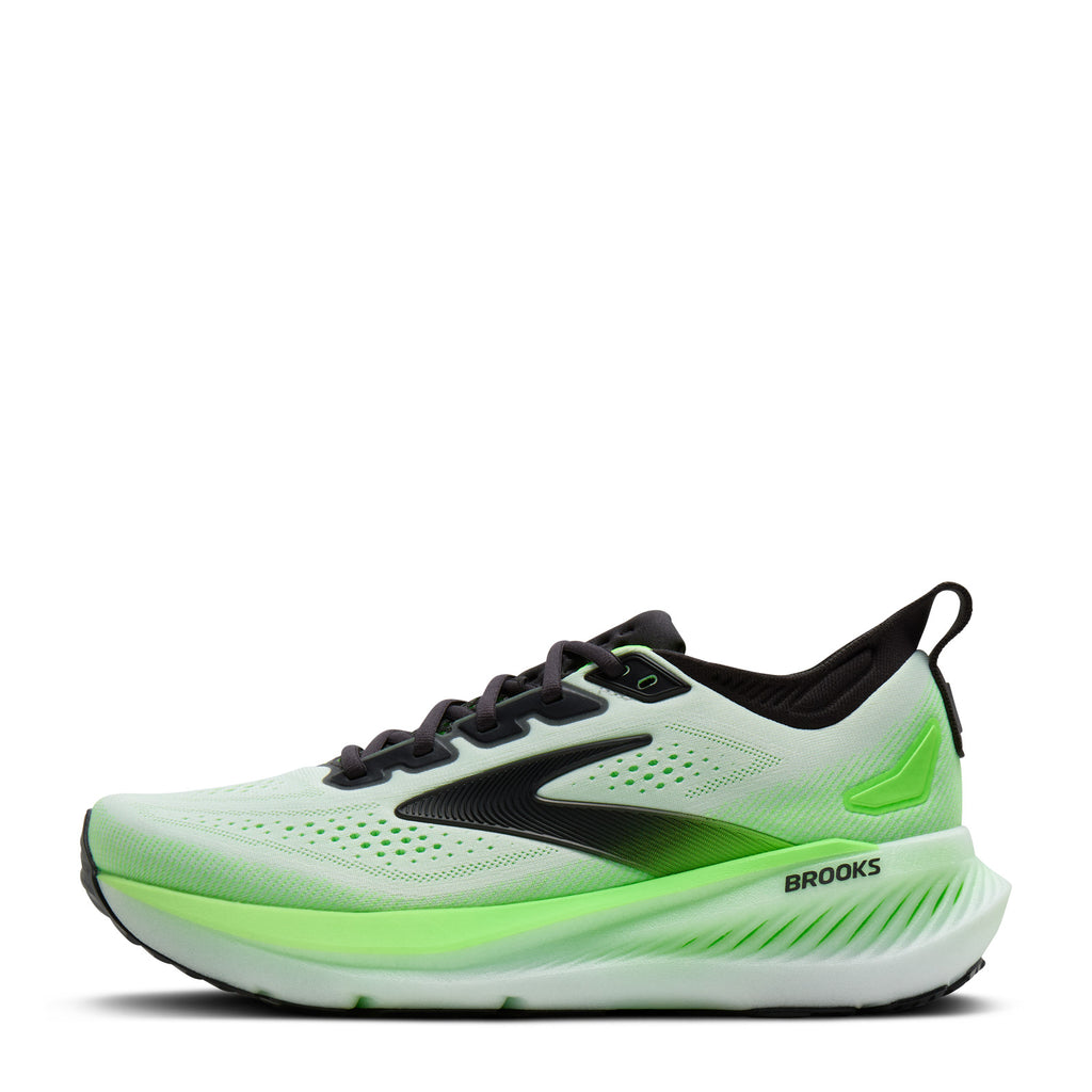 Men's Brooks Glycerin 23 Running Shoe WHITE PHANTOM GREEN 110476 1D 154