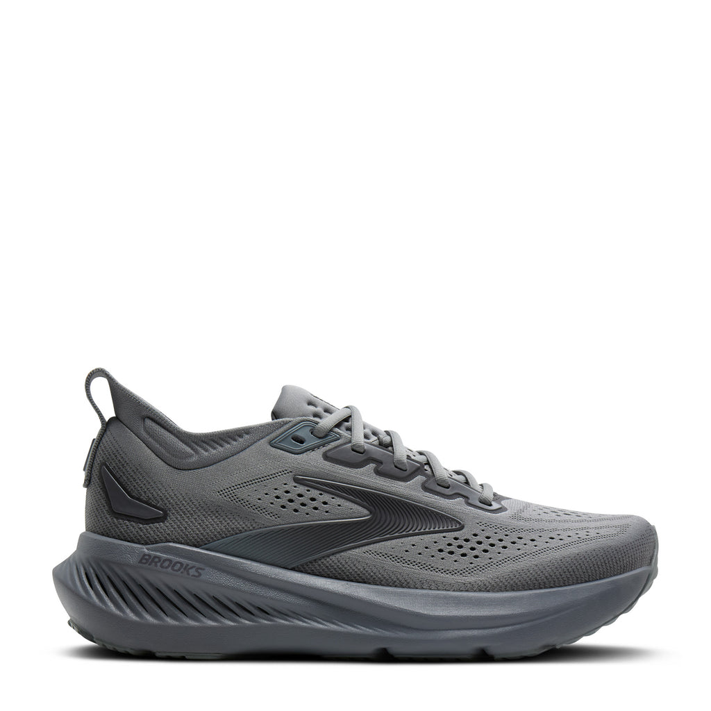 Men's Brooks Glycerin 23 Running Shoe - Extra Wide Width GREY BLACK 110476 4E 096