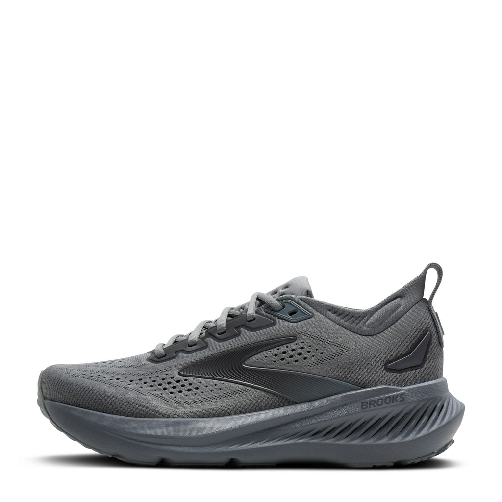 Men's Brooks Glycerin 23 Running Shoe - Extra Wide Width GREY BLACK 110476 4E 096