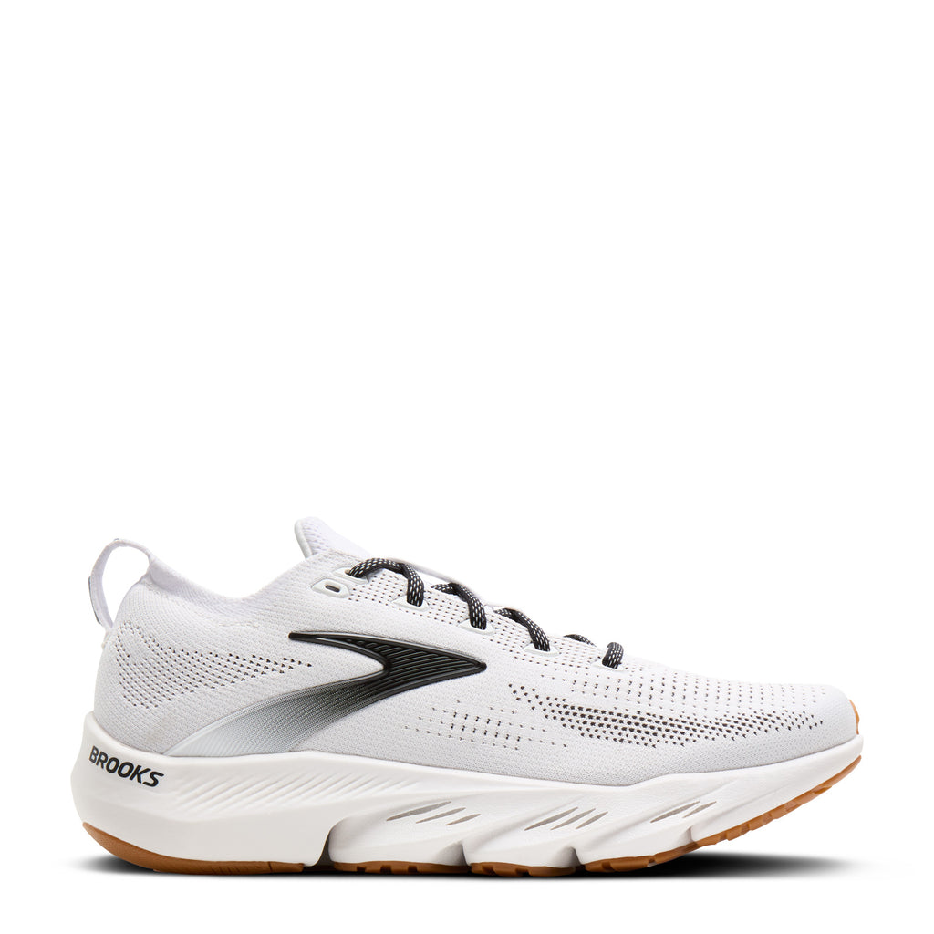 Men's Brooks Glycerin Flex Running Shoe WHITE / BLACK 110478 1D 187