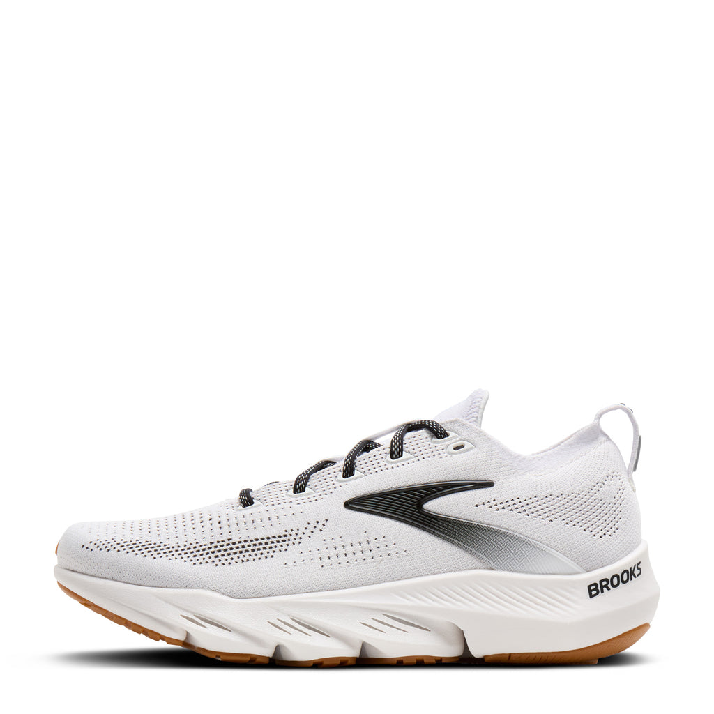 Men's Brooks Glycerin Flex Running Shoe WHITE / BLACK 110478 1D 187