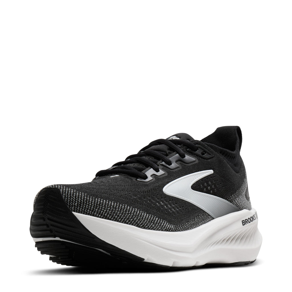 Men's Brooks Glycerin GTS 23 Running Shoe - Wide Width BLACK /GREY 110503 2E 090